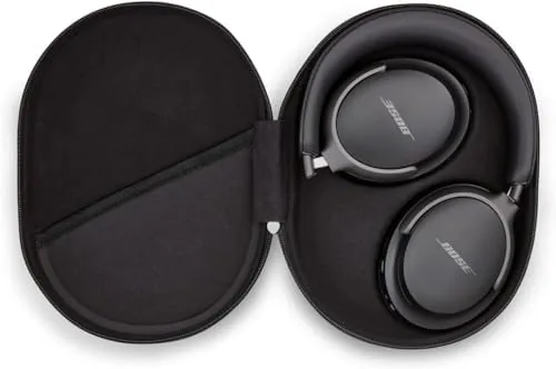QuietComfort Ultra next to a Sony rival headphone for comparison