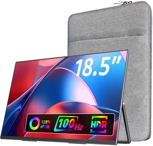Overview of the VisionOwl Portable Monitor for Laptop, IPS USB-C HDMI Travel Second