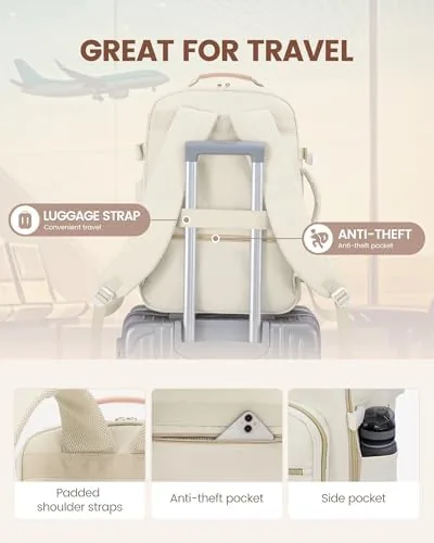 The LOVEVOOK 40L Travel Backpack Flight Approved Carry on Backpack,3 Packing compared in context