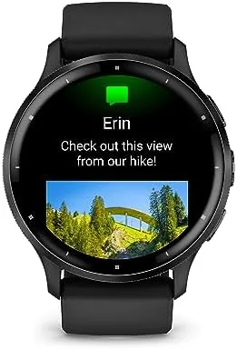 Close look at the Garmin Venu® 3, Premium Fitness Smartwatch, 45mm, Black | Body build quality