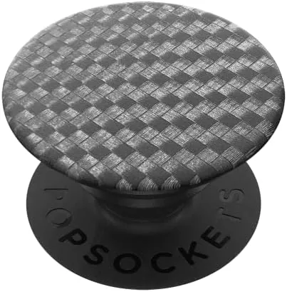 The PopGrip flat on a phone and the phone resting on a wireless charger