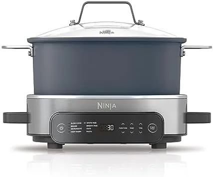 The Ninja Everyday PossibleCooker Pro MC1101 in midnight blue on a kitchen counter