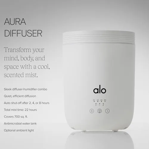 Close look at the ALO Aura Diffuser Cool Mist Humidifier & Essential Oil Diffuser build quality