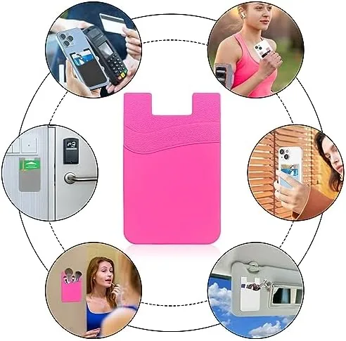 Testing the Senose 5 Pack Phone Wallet, Card Holder Back of Phone over two weeks
