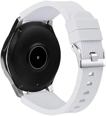 Close look at the INF Silicone Watch Band 22mm, Compatible with Samsung Galaxy Watch build quality