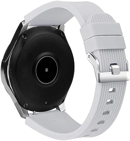 Detail shot of the INF Silicone Watch Band 22mm, Compatible with Samsung Galaxy Watch features