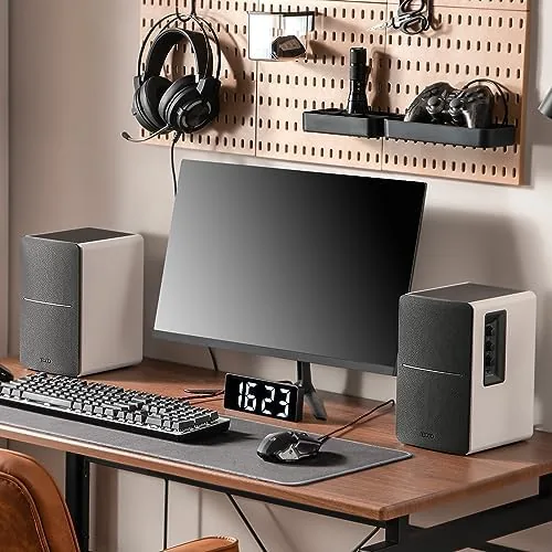 The Edifier R1280DB Powered Bluetooth Bookshelf Speakers - Optical Input in real use
