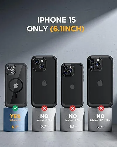 The miracase Glass Series for iPhone 15 Case [Compatible with MagSafe] compared in context