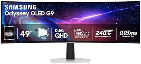 Overview of the Samsung 49" Odyssey (G93SC) Series QD-OLED Curved Gaming Monitor |
