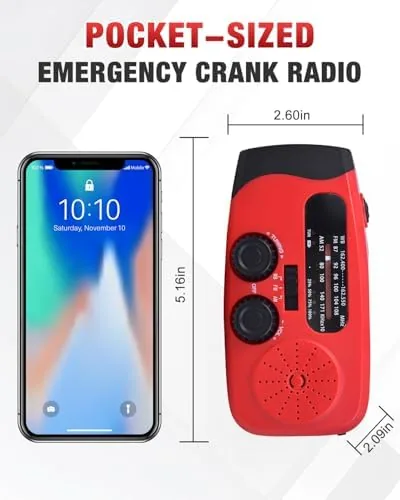 Testing the Emgykit Hand Crank Radio with AM/FM/NOAA Weather Band,for Emergencies | over two weeks