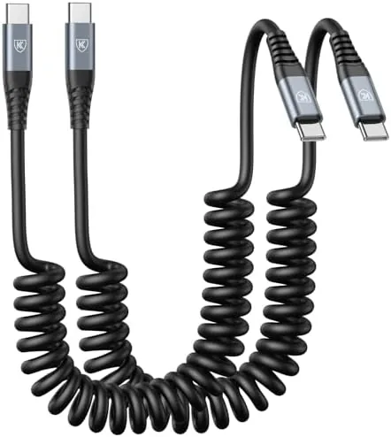 USB C Cable 3ft 2 Pack Review: A Coiled Car Charging Workhorse