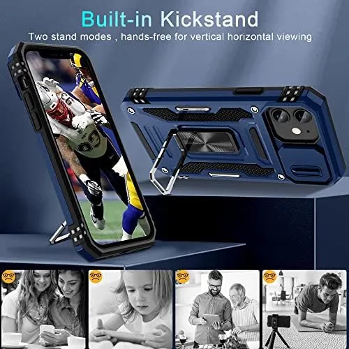 The DEERLAMN Case for iPhone 11 with Slide Camera Cover+Screen Protector(2 in real use