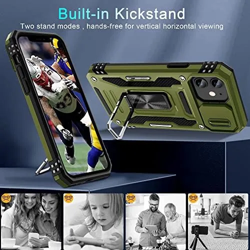 The DEERLAMN Case for iPhone 11 with Slide Camera Cover+Screen Protector(2 in real use