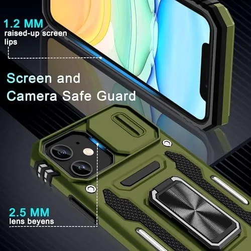 Another view of the DEERLAMN Case for iPhone 11 with Slide Camera Cover+Screen Protector(2