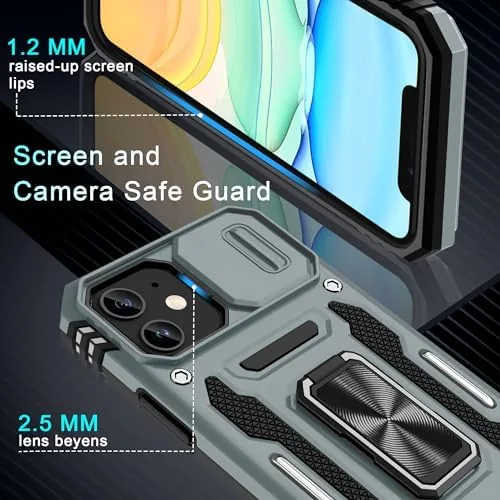 Another view of the DEERLAMN Case for iPhone 11 with Slide Camera Cover+Screen Protector(2