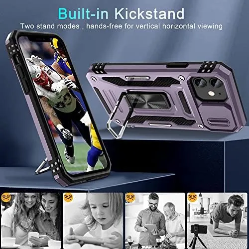 The DEERLAMN Case for iPhone 11 with Slide Camera Cover+Screen Protector(2 in real use
