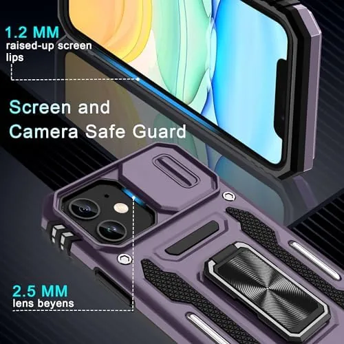 Another view of the DEERLAMN Case for iPhone 11 with Slide Camera Cover+Screen Protector(2