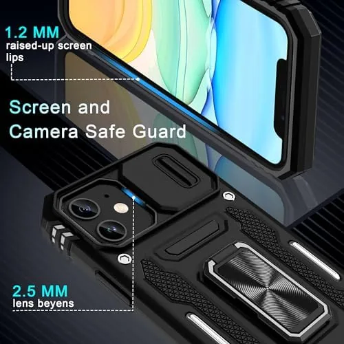 Another view of the DEERLAMN Case for iPhone 11 with Slide Camera Cover+Screen Protector(2