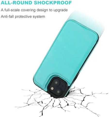The ONETOP for iPhone 15 Wallet Case with Credit Card Holder,LightBlue compared in context