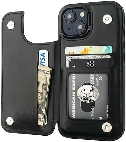 ONETOP for iPhone 15 Wallet Case with Credit Card Holder,Black | Kickstand,ID/Cash Holder,Case Wallet Review: Tested and Rated