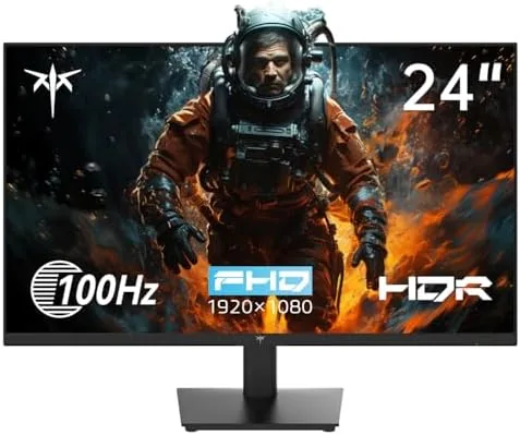 KTC 24 inch 1080P monitor on a desk in a home office