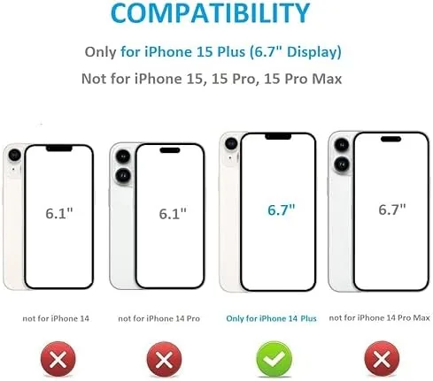 Close look at the ONETOP for iPhone 15 Plus Wallet Case with Credit Card build quality
