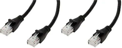 Amazon Basics RJ45 Cat-6 Ethernet Patch Cable, 1Gpbs Data Transfer Speed, Gold-Plated Connectors, 3 Review: Tested and Rated
