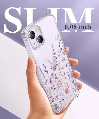 The GVIEWIN for iPhone 14 Case Floral, Screen Protector & Camera compared in context