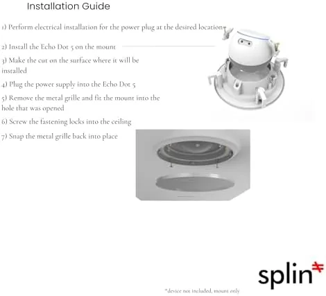 Testing the Splin Ceiling Speaker Mount for Alexa Echo Dot & HomePod over two weeks