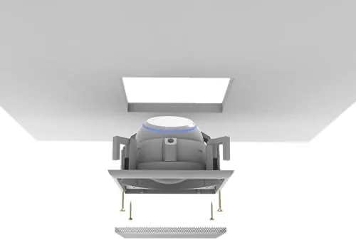 The Splin Ceiling Speaker Mount for Alexa Echo Dot & HomePod in real use