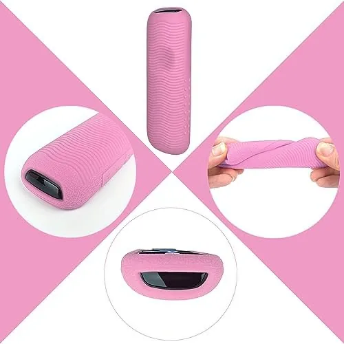 The silicone cover, a hard shell case, and a leather style remote cover side by side
