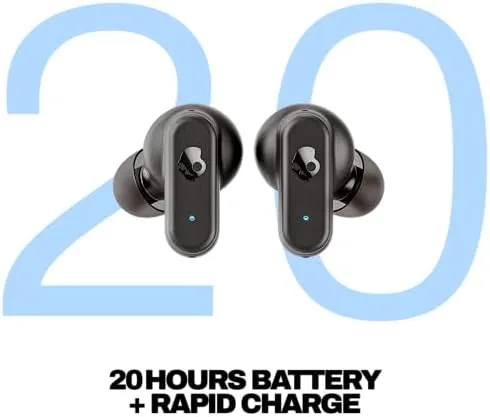 Close look at the Skullcandy Dime 3 Wireless In-Ear Bluetooth Earbuds - True Black build quality