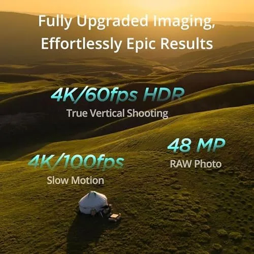 Close up of the 4K camera and three axis gimbal on the front of the drone