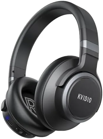 KVIDIO Active Noise Cancelling Headphones, 70 Hours Playtime Bluetooth Headphones Wireless with Microphone, Transparency Review: Tested and Rated