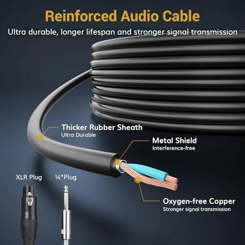 The TONOR Professional Vocal Microphone for Singing, Dynamic Wired Karaoke Mic compared in context