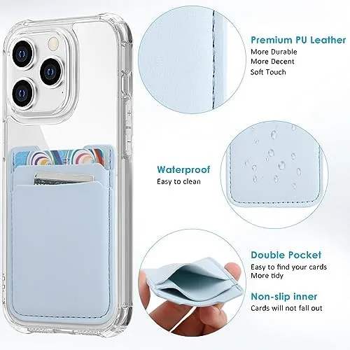 The Fulgamo Phone Wallet Stick on,Card Holder for Phone Case,Phone Card in real use