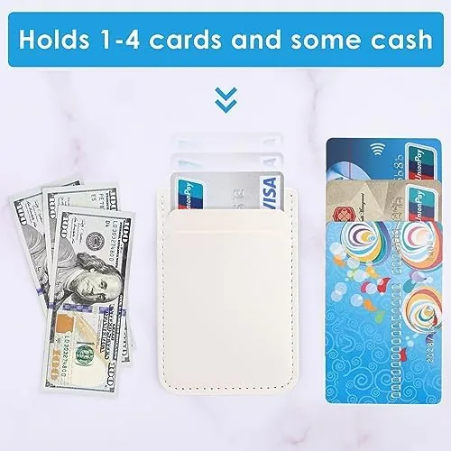 Another view of the Fulgamo Phone Wallet Stick on,Card Holder for Phone Case,Phone Card