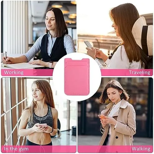 The Fulgamo Phone Wallet Stick on,Card Holder for Phone Case,Phone Card in real use