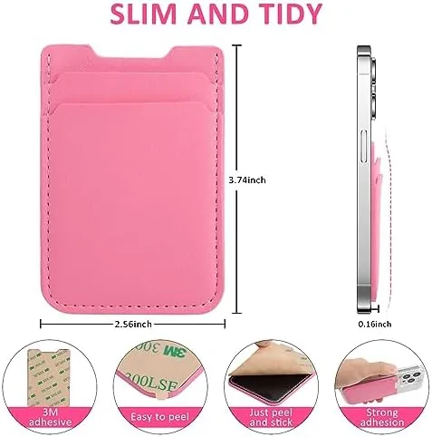 Another view of the Fulgamo Phone Wallet Stick on,Card Holder for Phone Case,Phone Card