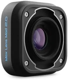 Close look at the GoPro Max Lens Mod 2.0 (HERO12 Black) - Official GoPro Accessory, Black build quality