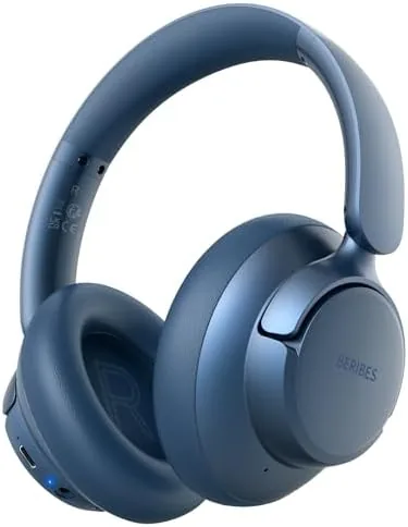 Overview of the BERIBES Hybrid Active Noise Cancelling Headphones Wireless Over Ear 70Hours