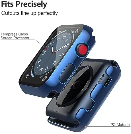 The Misxi Case with Screen Protector for 38mm Apple Watch Series compared in context