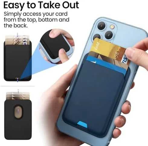 Close look at the iLodn Magnetic Wallet Compatible with MagSafe for iPhone 17 16 build quality
