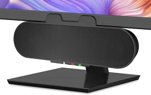 Cyber Acoustics CA-2890PRO USB and Bluetooth Speaker Bar, Clip-On Monitor | Monitor-Mounted Speaker Bar Review: Tested and Rated