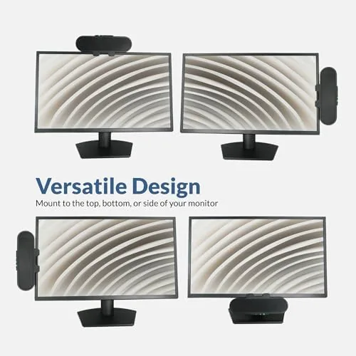Another view of the Cyber Acoustics CA-2890PRO USB and Bluetooth Speaker Bar, Clip-On Monitor