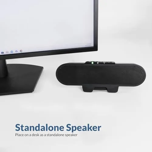 The Cyber Acoustics CA-2890PRO USB and Bluetooth Speaker Bar, Clip-On Monitor compared in context