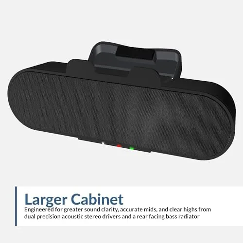 Testing the Cyber Acoustics CA-2890PRO USB and Bluetooth Speaker Bar, Clip-On Monitor over two weeks