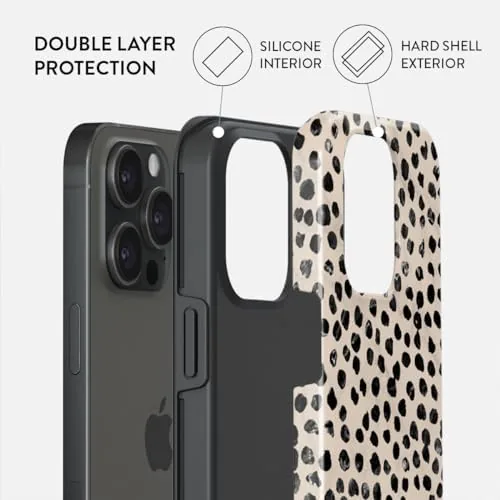 Close look at the BURGA Unisex Phone Case for iPhone 15 Pro Max ,  build quality