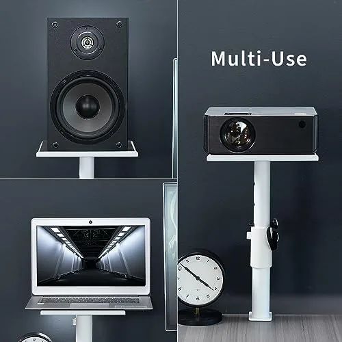 Testing the VIVO Clamp-on Speaker Stand Desk Mount Set, 10 x 9 over two weeks