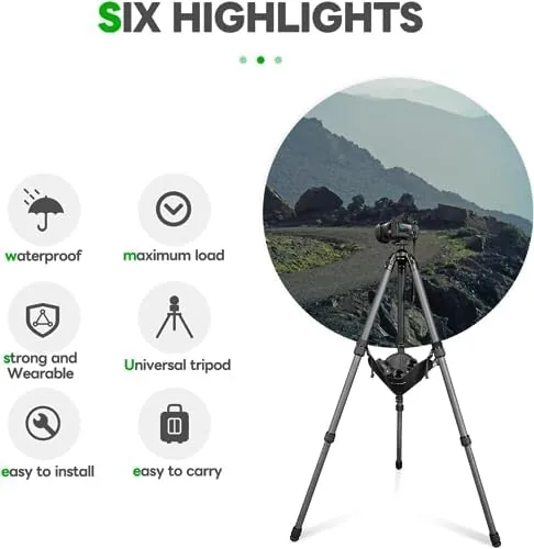 Close look at the FANAUE TS-01 Tripod Stone Bag, Fit for Most, Heavy Duty build quality